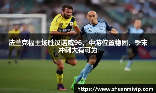 法兰克福主场胜汉诺威96，中游位置稳固，季末冲刺大有可为